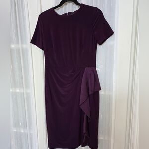 Ralph Lauren Deep Purple Midi Dress